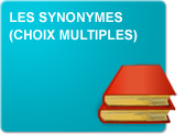 Les synonymes (Exercices 2 - Choix multiples)