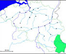 Carte Belgique: Hydrographique
