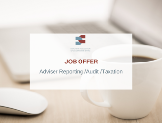 Job offer - Adviser Reporting /Audit /Taxation 
