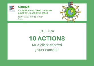 Co-operative Banks call for action for a client-centred green transition