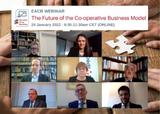 Press release - EACB webinar Apropos Coop Banking: The Future of the Co-operative Business Model