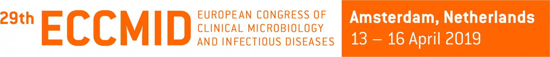 ECCMID 2019 Amsterdam Netherlands