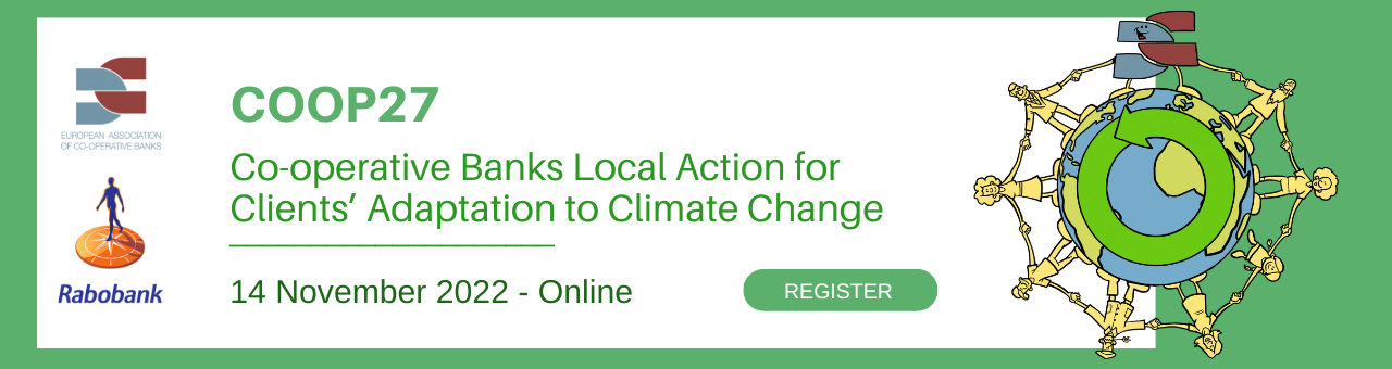 COOP27: Co-operative Banks Local Action for Clients’ Adaptation to Climate Change