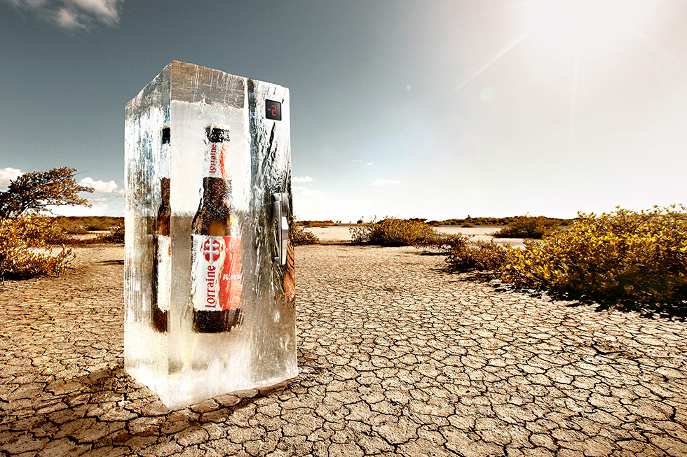 Photo-layering for Lorraine beer by Glucone-R