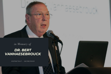 Dr. Bert Vanhaesebrouck passed away