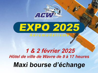 Exposition annuelle et bourse d'échanges à l'Aéro-club Wavre