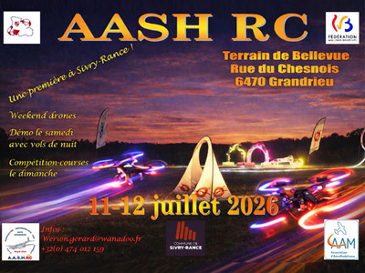 Journée découverte Drones à l'Assoc. Aéromodéliste du Sud Hainaut Royal Club