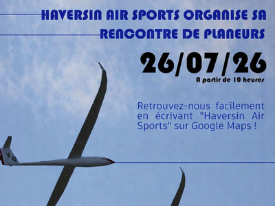 Journée rencontre et remorquages planeurs au Haversin Air Sports