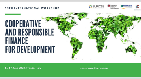 13th International Workshop on Cooperative and Responsible Finance for Development: Call for Papers