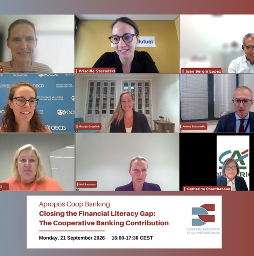 Cooperative banks highlight their role  in closing Europe’s financial literacy gap