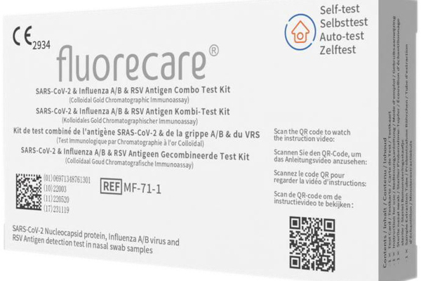 fluorecare® SARS-CoV-2 & Influenza A/B & RSV Antigen Combo Test Kit