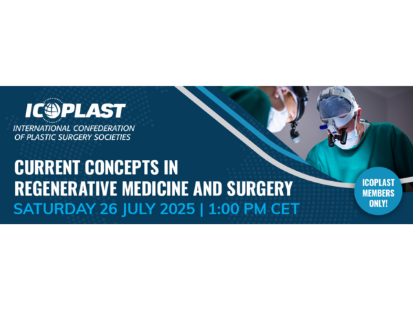 ICOPLAST Webinar: Current Concepts in Regenerative Medicine and Surgery