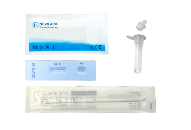 Cara guna saliva test kit