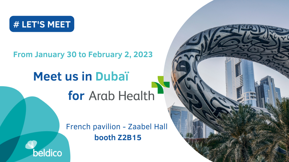 Retrouvez Beldico à Dubaï pour Arab Health 2023
