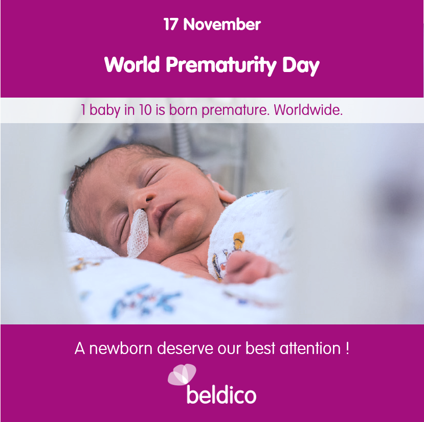 17 november, steun de Wereld Prematuren Dag