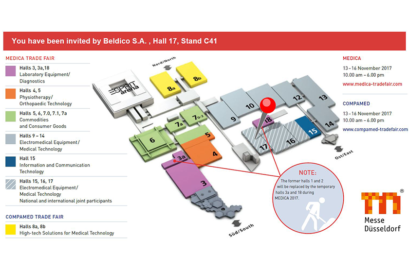 Beldico will take part at MEDICA 2017