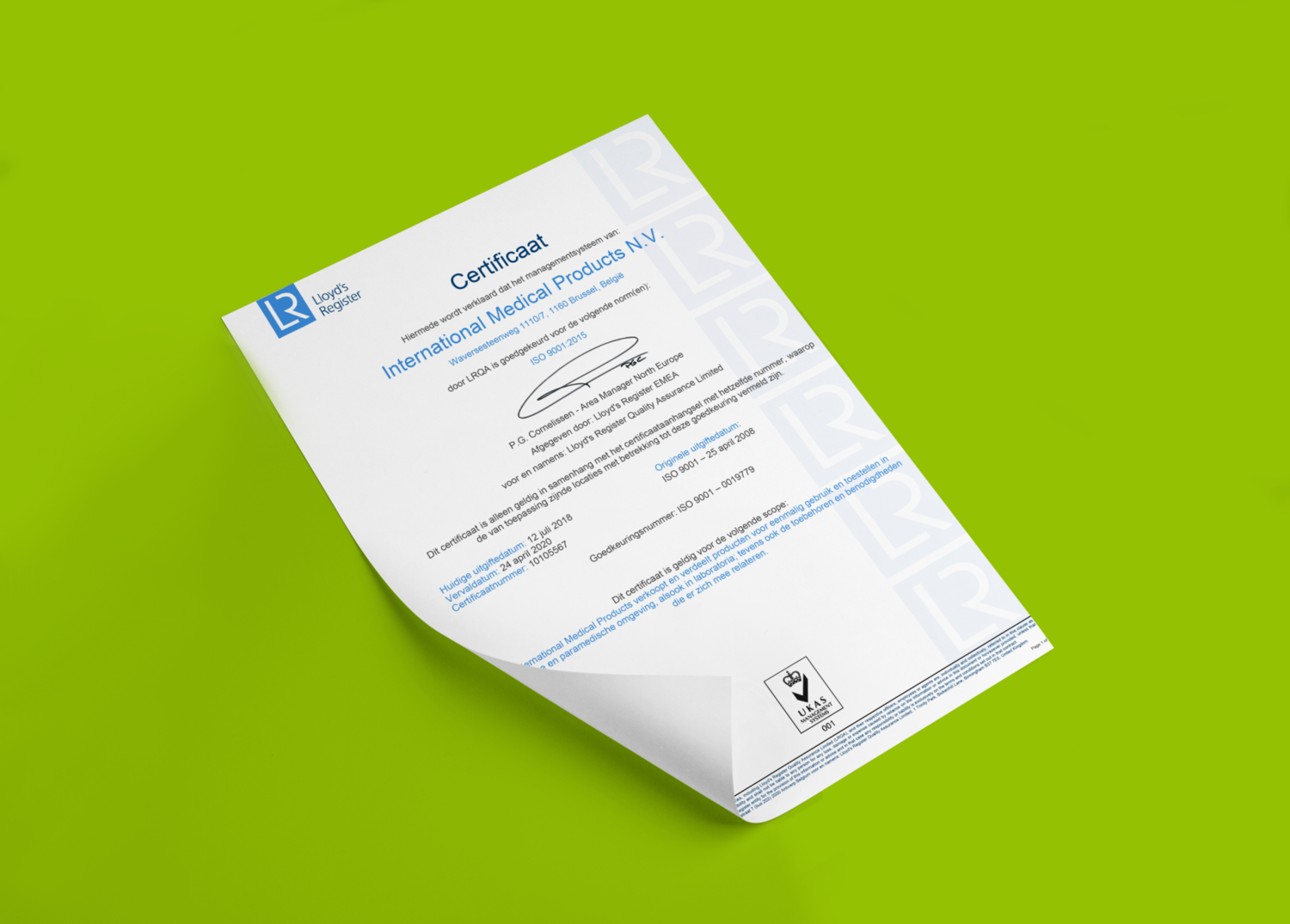 ISO 9001:2015 certification