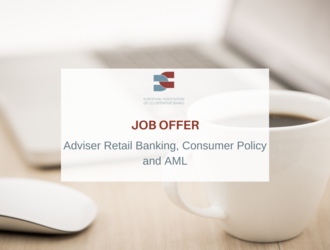 Job offer - Adviser Retail Banking, Consumer Policy and AML