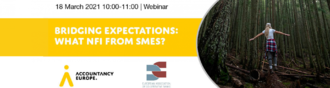 Webinar “Bridging expectations: what NFI from SMEs?” 18th March
