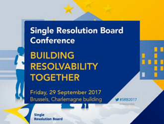President G. Hofmann speaker at the SRB Conference 'Building Resolvability Together' 29 September