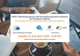 EP breakfast workshop -  PSD2: Delivering secure and innovative payment solutions 