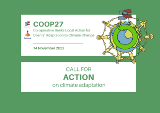 #COOP27 - Co-operative banks call for action on climate adaptation