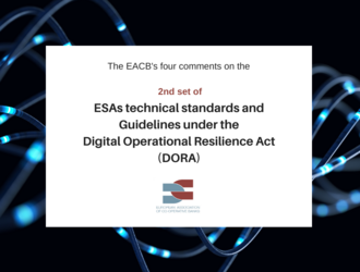 EACB comments on the second set of ESAs technical standards and Guidelines under DORA