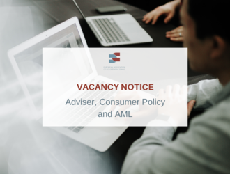 VACANCY - Adviser, Consumer Policy and AML