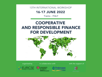 PRESS RELEASE - The EACB supports the 13th Euricse International Workshop on Cooperative and Responsible Finance for Development