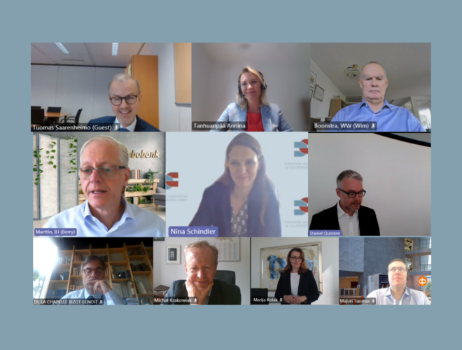 Co-operative Banks Exchange with High-Level Speakers on the Topics of Digital Euro, Banking Union and Sustainability During the EACB 46th General Asse