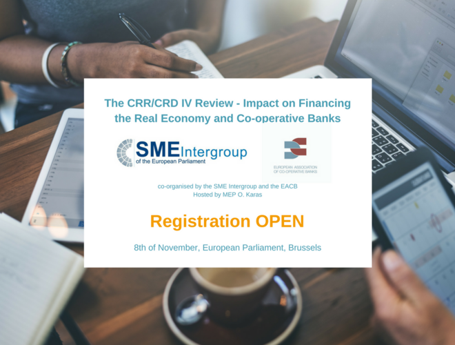 EP breakfast discussion on The CRR/CRD IV review : Impact on Financing the Real Economy and Co-operative Banks
