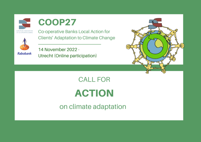 COOP27: Co-operative Banks Local Action for Clients’ Adaptation to Climate Change