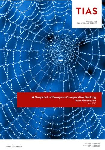 New Publication! A Snapshot of European Co-operative Banking, TIAS School for Business & Society 