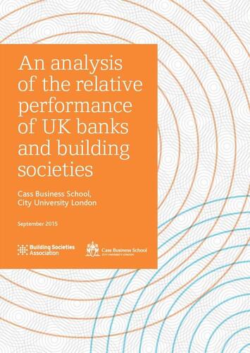 An Analysis of the relative performance of UK banks and building societies
