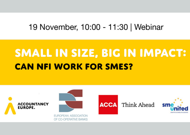Bouke de Vries representing EACB at the webinar 