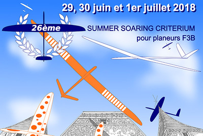 26ème SUMMER SOARING CRITÉRIUM POUR PLANEURS F3B