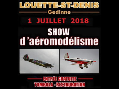 Meeting d'aéromodélisme à l'aéro-club Les Faucons