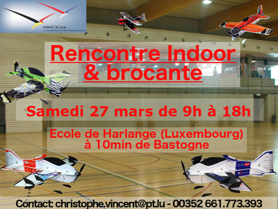 Rencontre interclubs indoor et brocante au HMCB