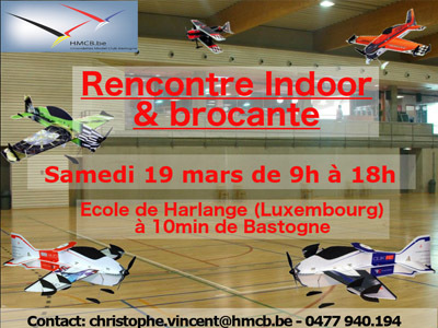 Rencontre indoor et brocante au  Hirondelles Model Club Bastogne