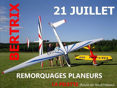 Remorquage planeurs au Model Air Club de L'Ardenne