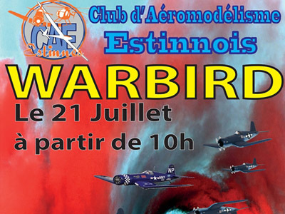Warbird au Club d'Aéromodélisme Estinnois 