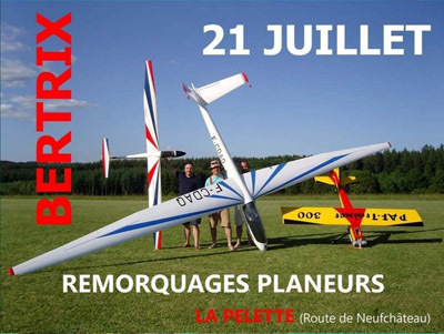 Remorquage planeurs au Model Air Club de L'Ardenne