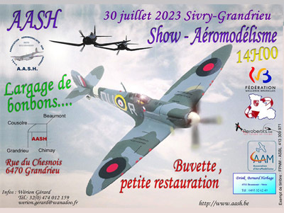 Show 2023 à l'Association Aéromodéliste  du Sud Hainaut