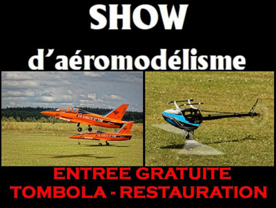 SHOW d'aéromodélisme à  l'Aéro-club Les Faucons