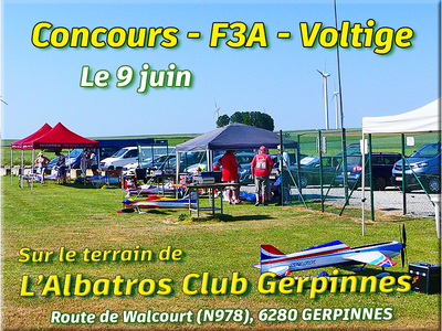 Concours F3A à l'Albatros Club Gerpinnes