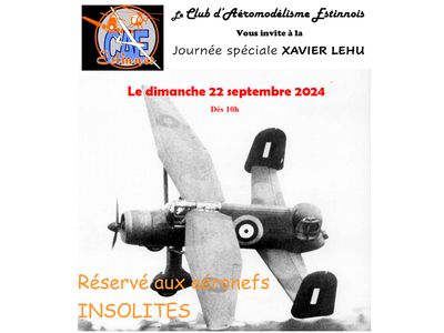journée spéciale Xavier Lehu au Club d'Aéromodélisme Estinnois