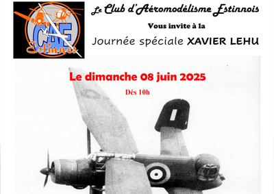 journée spéciale Xavier Lehu au Club d'Aéromodélisme Estinnois