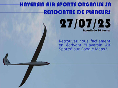 Rencontre et remorquages planeurs au Haversin Air Sports