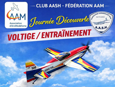 Initiation voltige à l'Assoc. Aéromodéliste du Sud Hainaut Royal Club