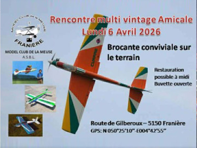 Rencontre multi vintage amicale au Model Club de la Meuse 